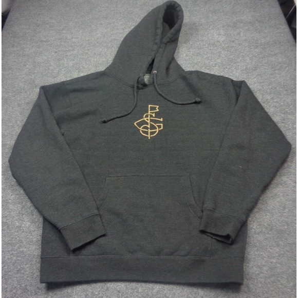 Seamus Golf Hoodie M Gray Fleece Sweatshirt Logo Portland Golf Club